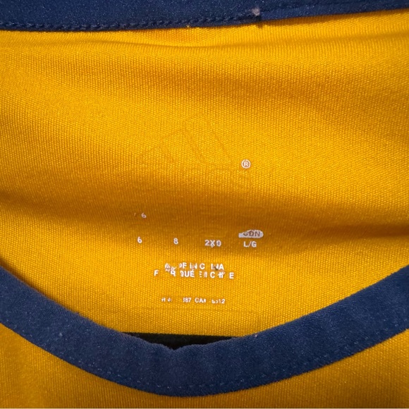 Adidas LA Galaxy Yellow Soccer Jersey - Picture 5 of 9